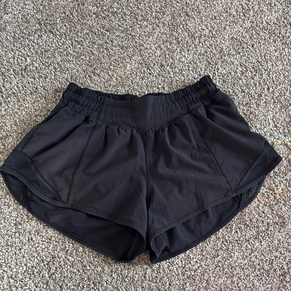 Women's Black Lululemon Shorts